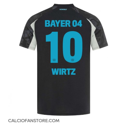 Maglia Calcio Bayer Leverkusen Florian Wirtz #10 Terza Divisa 2024-25 Manica Corta